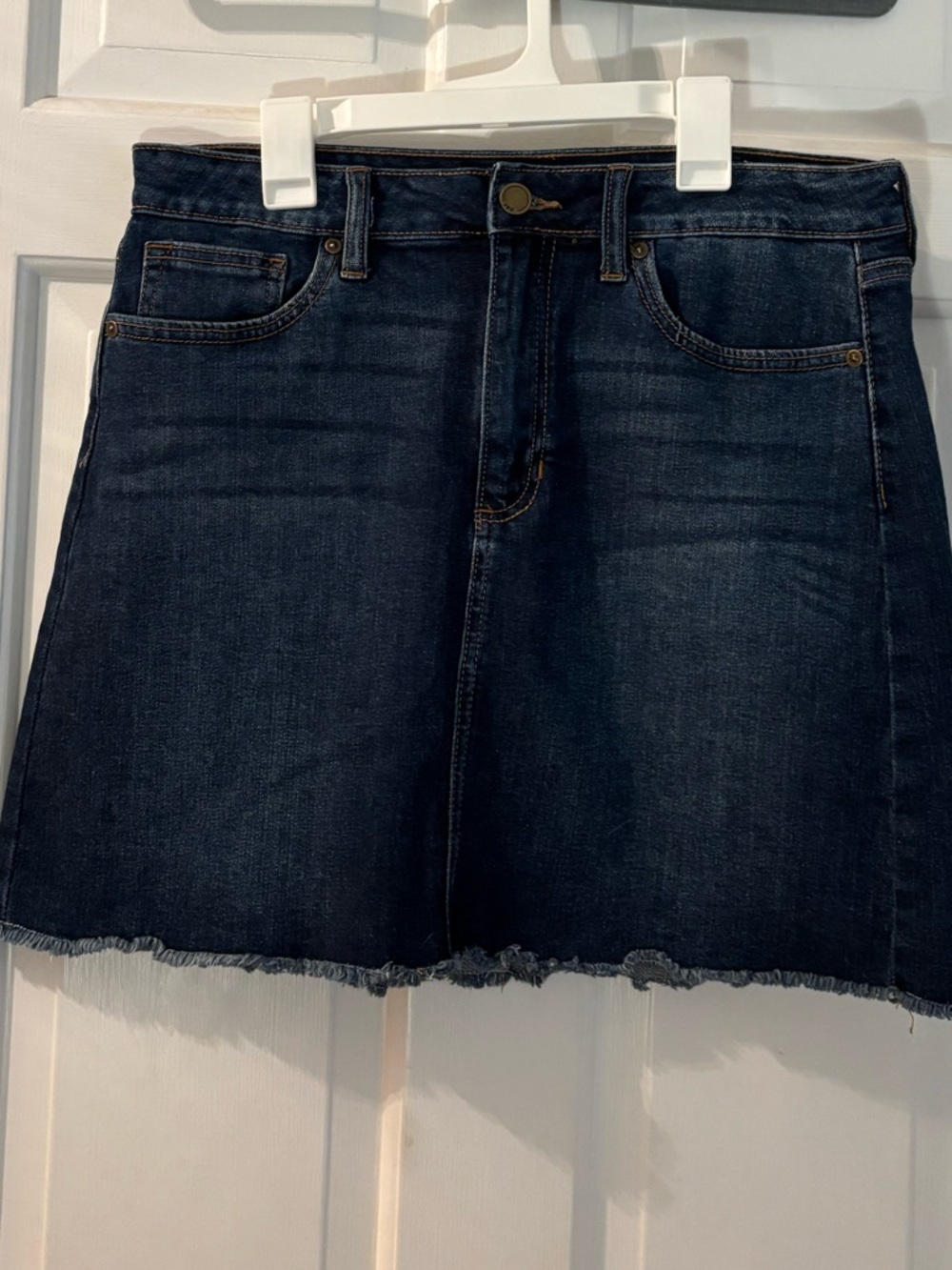 JBD. Denim Dark Denim Mini Skirt